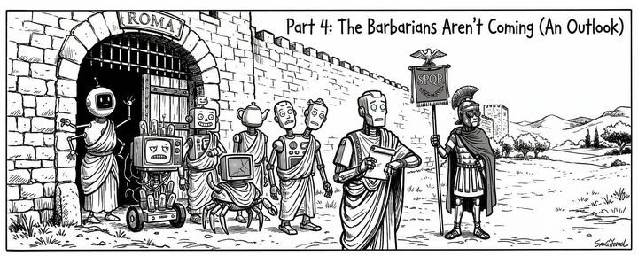 The barbarians are not coming